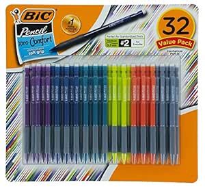 BIC Matic Grip Mechanical Pencil, HB NO 2, 0.7 mm, 32 Pencil : Amazon ...