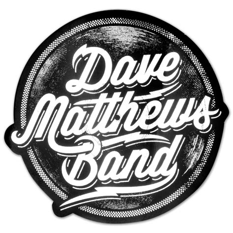 DMB Circle Sticker (Black/Silver) | Shop the Dave Matthews Band ...