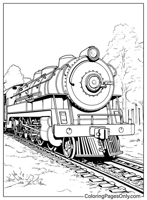 Printable Polar Express Coloring Pages
