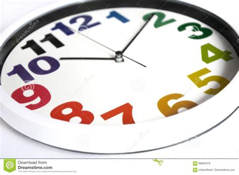 Image result for Clock Numbers Colored