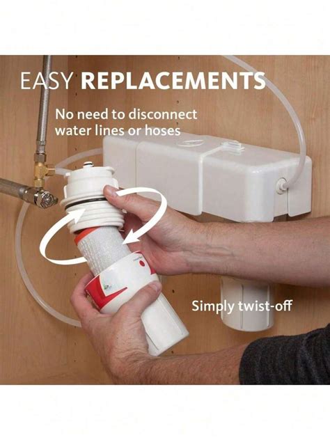 Replacement Filter Cartridges For 3-Stage Under Sink Water Filtration ...