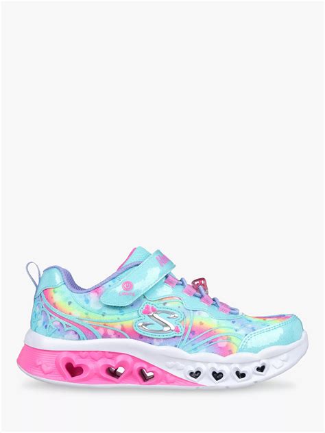 Skechers Kids' Flutter Heart Lights Groovy Swirl Light Up Trainers ...