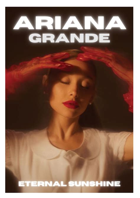 ariana grande eternal sunshine poster | Ariana grande poster, Ariana ...