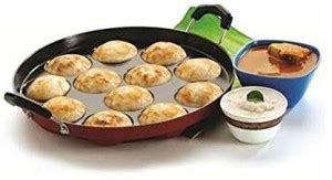 SWISS WONDER Appam Patra with Stainless Steel Lid with Lid 0.5 L ...