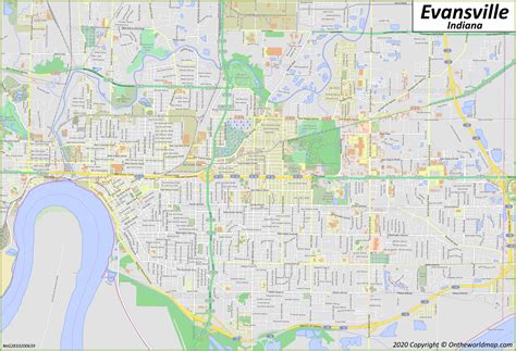 Evansville Map | Indiana, U.S. | Discover Evansville with Detailed Maps