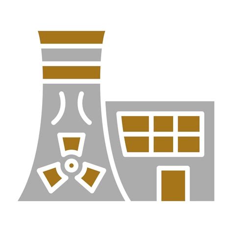 Nuclear icon style | Premium Vector