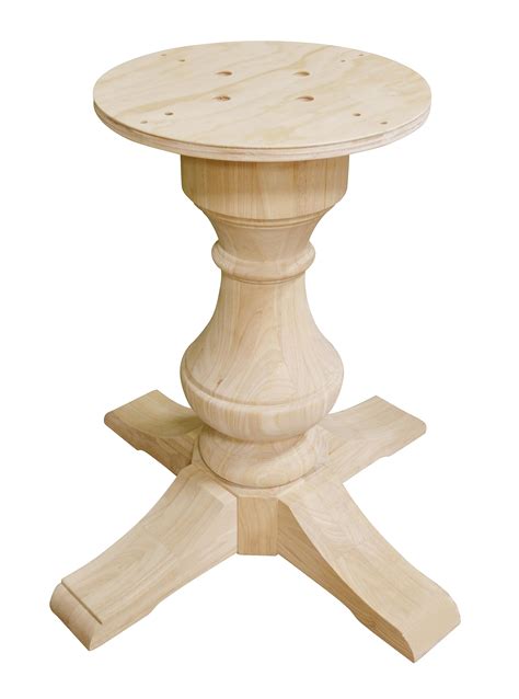 Wood Pedestal Table Bases