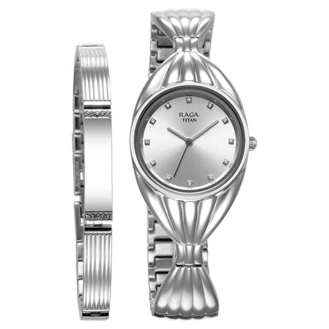 Buy Online Titan Raga Memoirs Quartz Analog Silver Dial With Silver ...