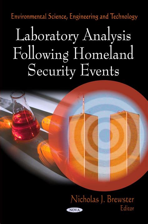 Buy Laboratory Analysis Following Homeland Security Events ...