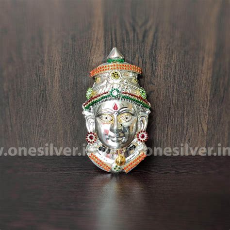 Lakshmi face with jewellery – onesilver.in