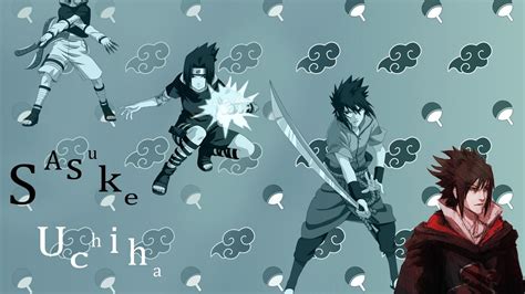Uchiha sasuke naruto: shippuden akatsuki symbols wallpaper | (80467)