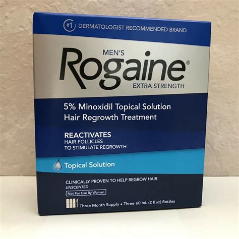 Men's Rogaine 5% Minoxidil Hair Regrowth Treatment Foam - 3 Months Sup - Radhika Direct