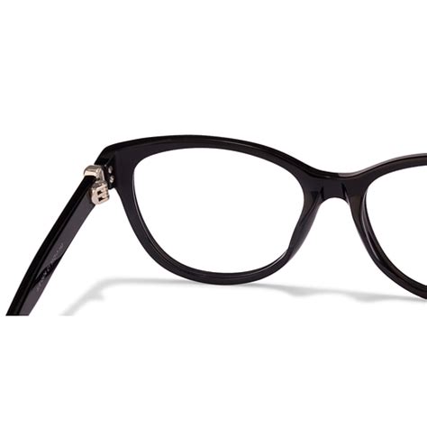 Blue Block Phone & Computer Glasses: Black Full Rim Cat Eye John Jacobs ...