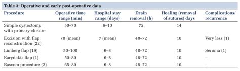 Different Surgical Approaches for Pilonidal Sinus – Our Experience in a ...