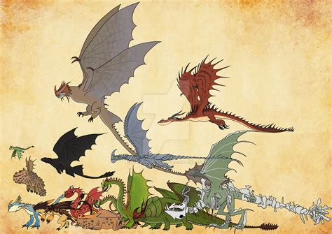 HTTYD COUNTDOWN DRAGONS - SET 1 of 7 by StaticTheSkrill on DeviantArt