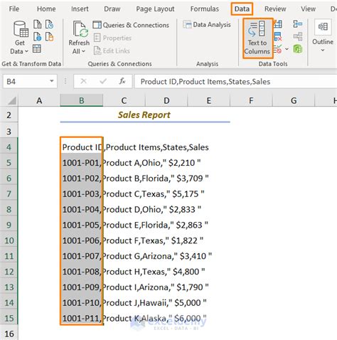 Image result for Formating Text From Notepad to Excel 2016