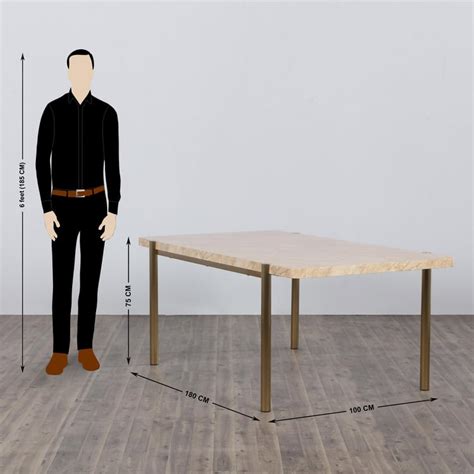 Buy Paris 6-Seater Dining Table - Beige from Home Centre at just INR ...