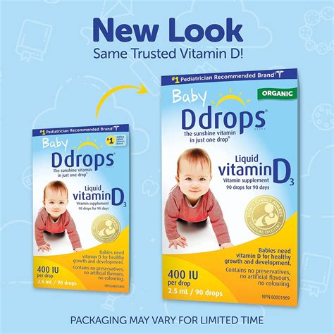 Drops Baby Liquid Vitamin D (90 Drops) - Essential Supplement for Healthy Growth | Buy Now with ...
