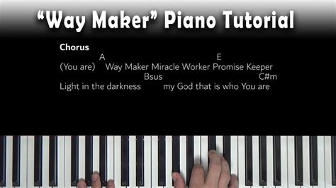 Image result for Waymaker Piano Tutorial