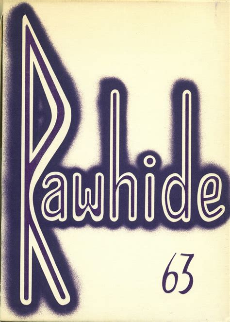 1963 yearbook from Rincon High School from Tucson, Arizona for sale