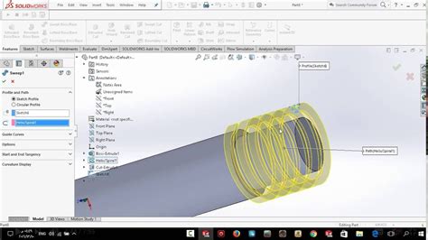 Thread in SolidWorks 的图像结果