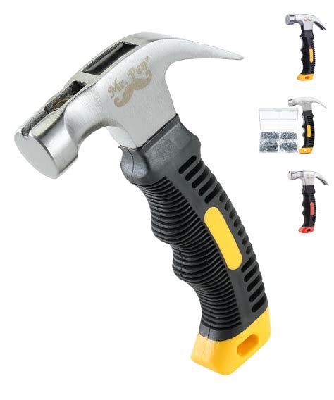 Mr. Pen- Hammer, 8oz, Small Hammer, Camping Hammer, Claw Hammer, Stubby ...
