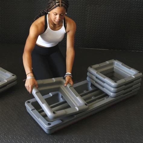 Buy Aerobic Exercise Steps with Adjustable Locking Risers | 43” x 16 ...