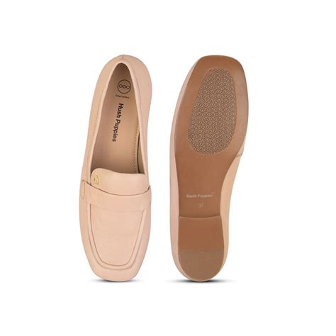 Buy Hush Puppies Women Slip On Beige Loafers Online