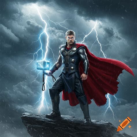 Loki in green and gold and Iron Man in red armor stand on a rocky peak ...