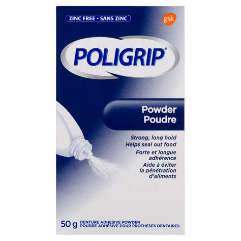 Poligrip Powder Denture Adhesive 50 g — GreenShield Pharmacy Health Store