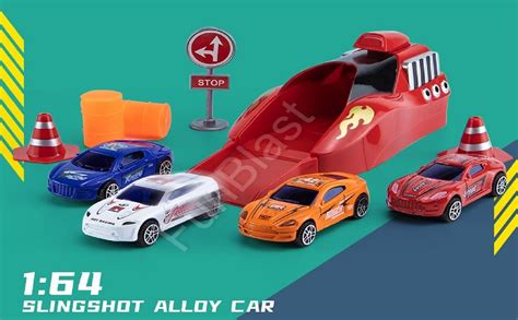 FunBlast Rapid Launcher Cars Play Set Toys - Die Cast Metal Toy Car Set ...