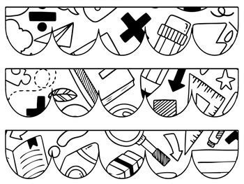 Back To School Bulletin Board Decor Kit, Back To School Letters school ...