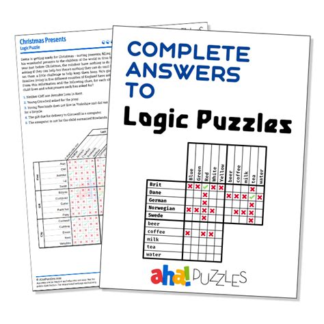 Image result for Math Logic Puzzles Printable