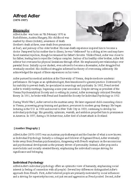 Adlerian Psychology: Key Concepts and Theories Explained (PSY 101 ...