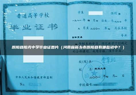 河南安阳县第二高级中学2016年高中毕业证样板-东升学历咨询