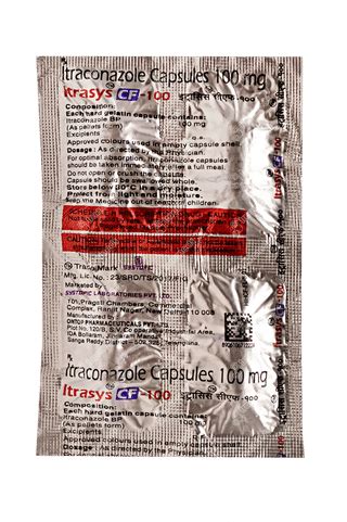 Itrasys Cf 100 Capsule 4: Uses, Side Effects, Price & Substitutes
