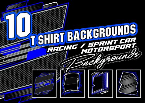 10 Racing Shirt Backgrounds for Your Own Design MX, Speedway, Drag ...