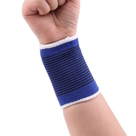 2018 New 1 Pair Soft Elastic Breathable Wrist Support Brace Band Sleeve Sports Bandage Wrist ...