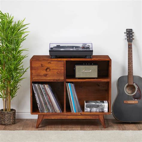 Oak Vinyl Record Storage Furniture at Jesus Turner blog