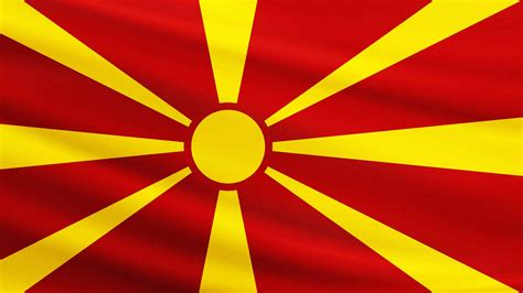 Download North Macedonia Flag Wallpaper | Wallpapers.com