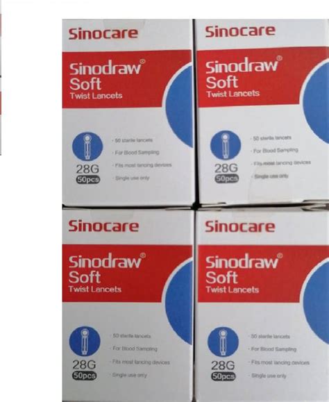 Sinocare Sinodraw Soft 28G Glucometer Lancets Price in India - Buy ...