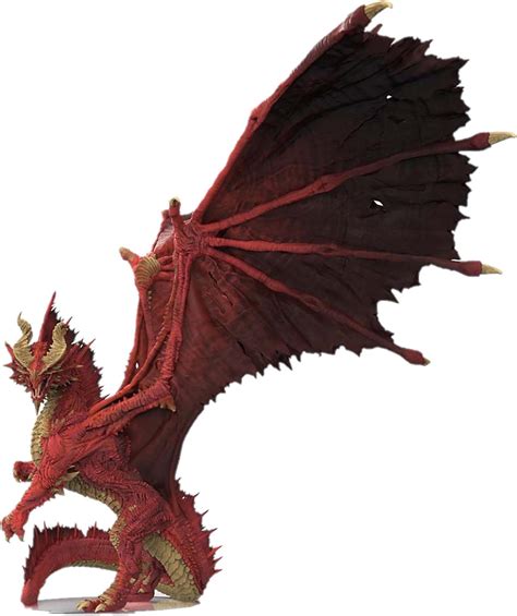 Buy D&D Icons of The Realms: Balagos, Ancient Red Dragon - 18 " Tall ...