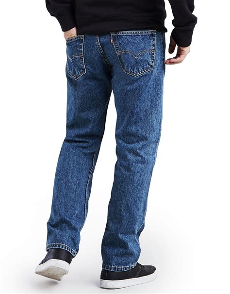 Levi's Men's 505 Regular Mid Rise Regular Fit Straight Leg Jeans ...
