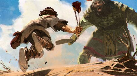 ArtStation - DAVID FIGHTS GOLIATH