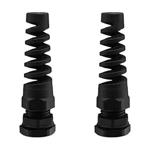 Rierdge 2 Pcs Black PG11 Cable Gland Waterproof IP68 Nylon Joint ...