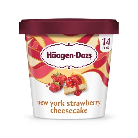 Haagen Dazs New York Strawberry Cheesecake Ice Cream, 14 Oz - Walmart.com