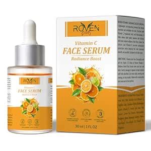 Roven Beauty Vitamin C Radiance Boost Face Serum with Ethyl Ascorbic ...