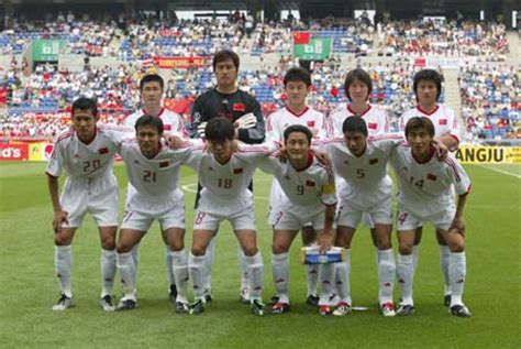 中国足球国家队的名单