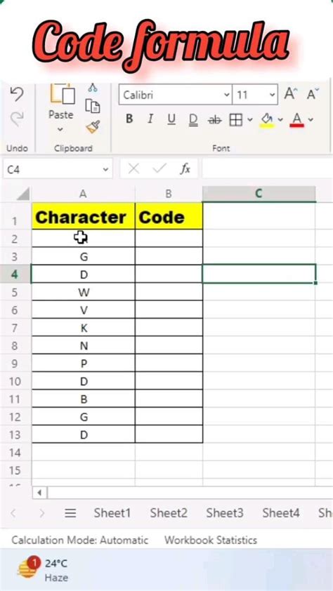 Image result for Excel Formula for Creating a Code