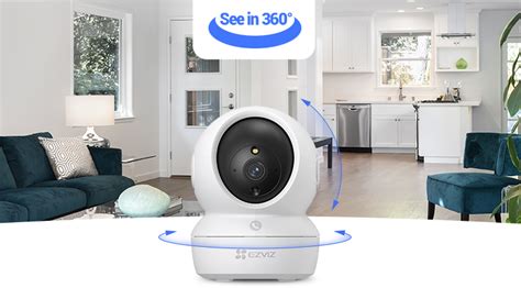 EZVIZ H6c Pro 2K - Type-C Pan & Tilt Smart Home Camera